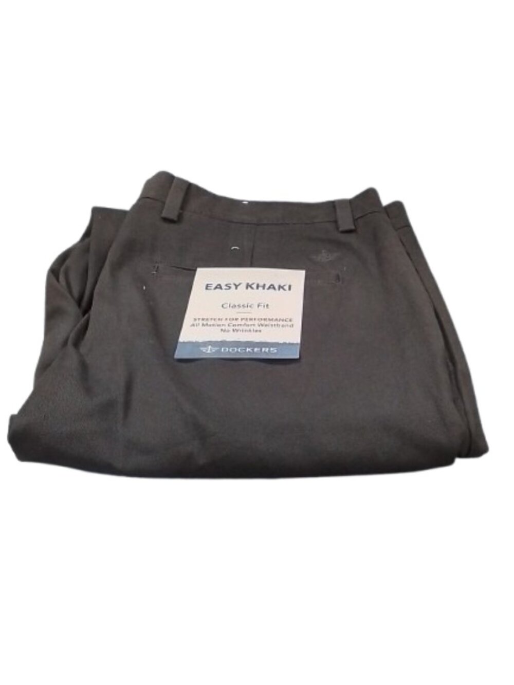 Men's Dockers Classic Fit Flat Front Easy Khaki - Coffee Bean - 38x32 - NWT